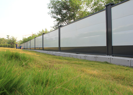 深圳市政圍擋，市政施工圍擋安裝現場效果圖