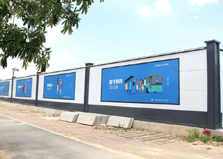 深圳坪山區足球場建設項目圍擋安裝-A類鋼結構圍擋-A/B/C類圍擋-深圳市大通建材有限公司鋼圍擋生產定制廠家